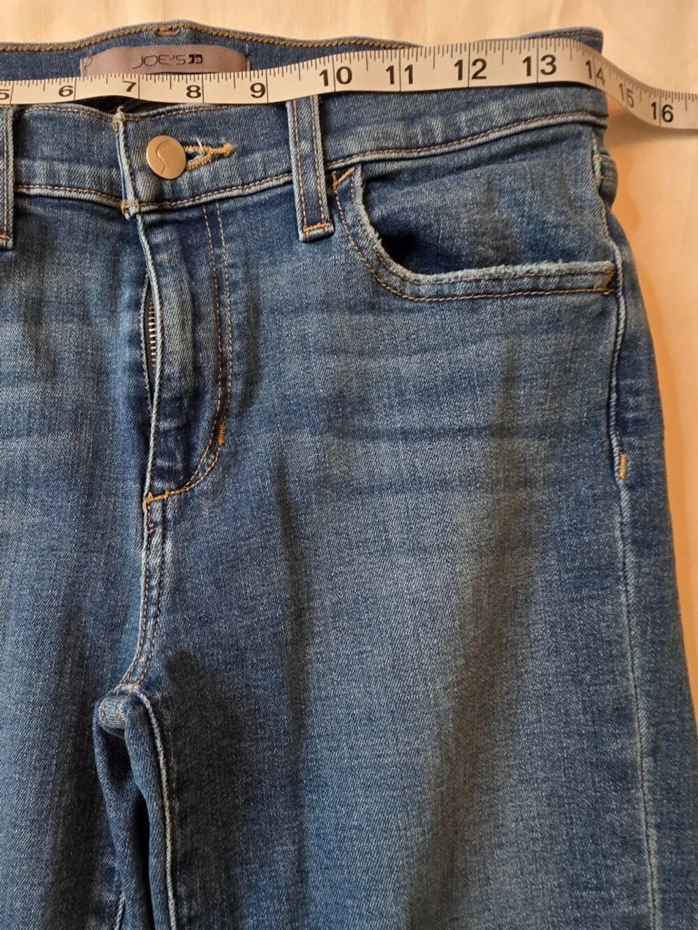 Joe's Jeans Mid-Rise, Unhemmed, Skinny Denim Women's Jeans, Size 26